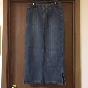 Union Bay long Jean Skirt Size 9